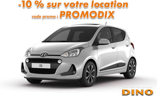 -10% sur la location de voiture